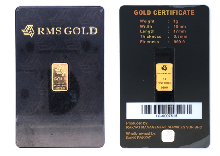 KOLEKSI BLACK EDITION | 999.9 GOLD WAFER (1.00G)