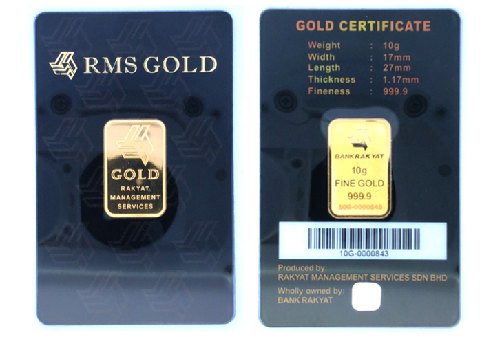 KOLEKSI BLACK EDITION | 999.9 GOLD WAFER (10.00G)