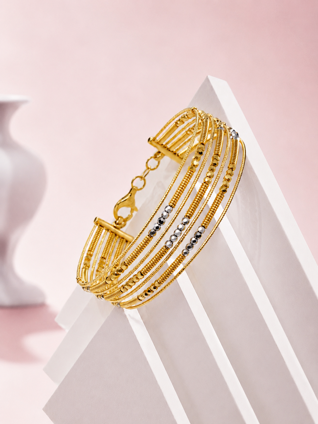 BEADS CHROME BANGLE LAYER