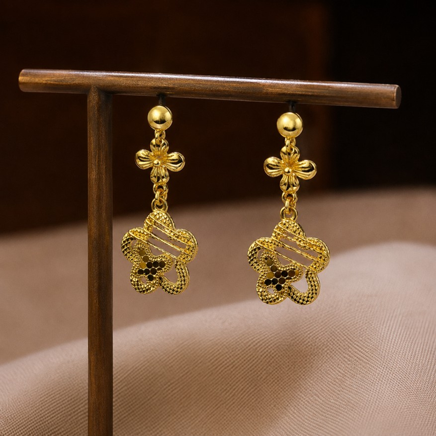 FLOWER STAR EARRING