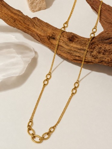 OVAL CHAIN NECKLACE