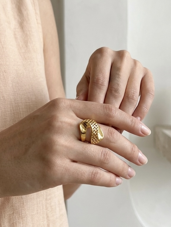 KETUPAT WAVE RING