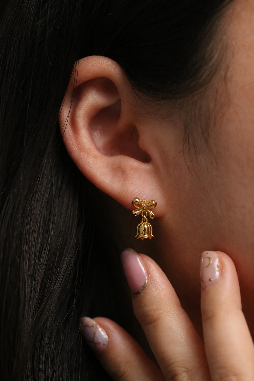 BELL FLOWER EARRING