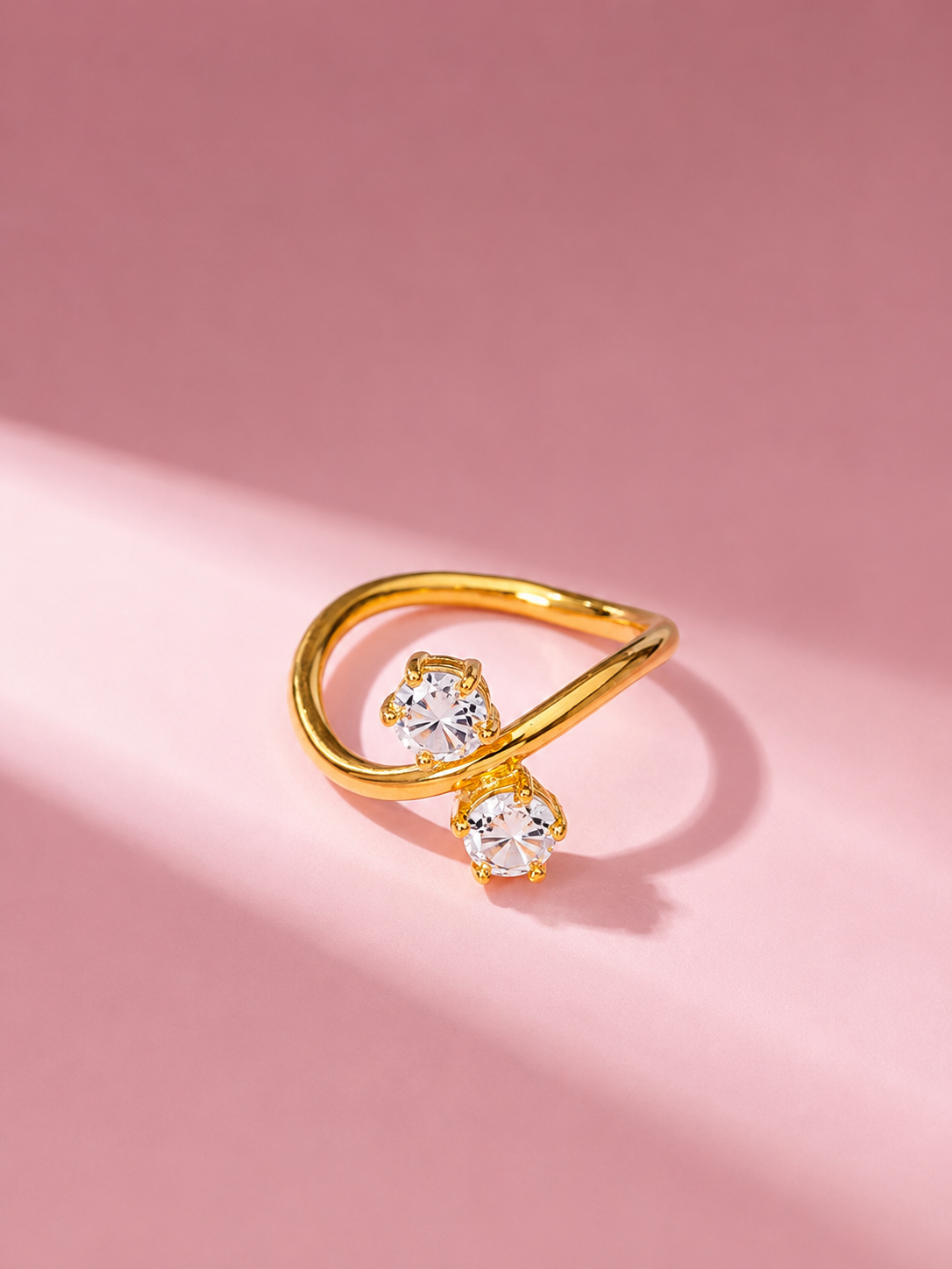PAHAT DIAMOND SWIRL RING